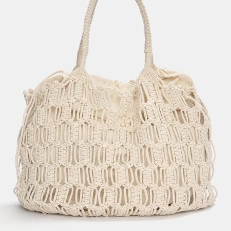 Macramé tote bag