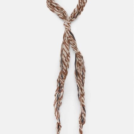 Animal print scarf