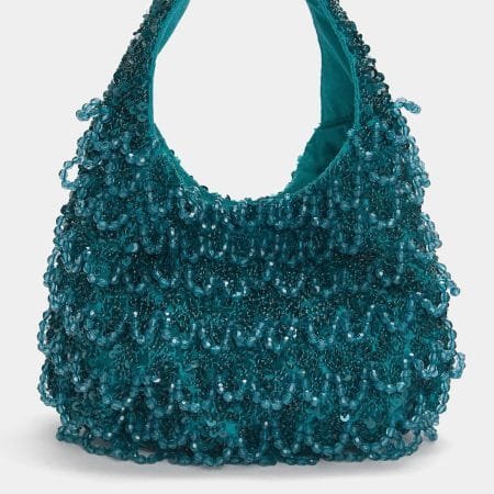 Beaded mini handbag