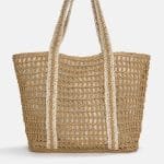 Contrast shopper bag