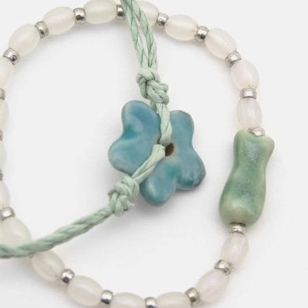 Pack of seashell charm bracelets