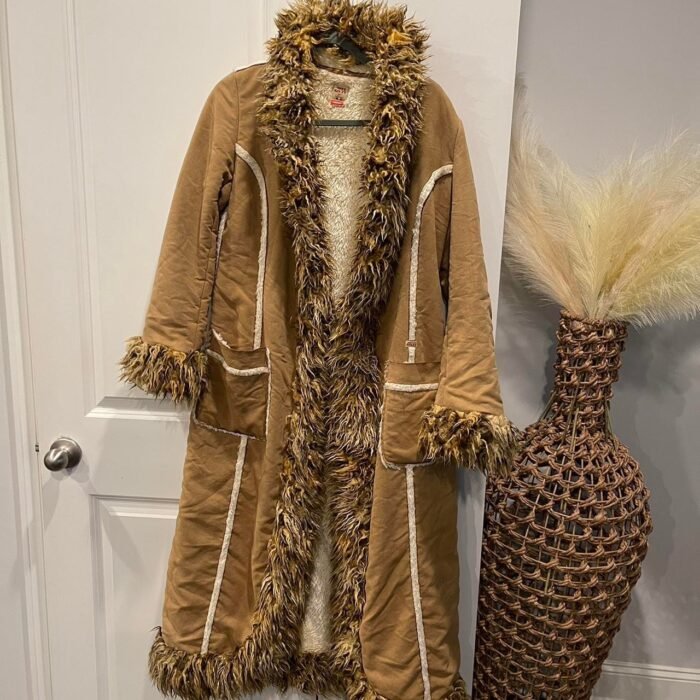 Women’s Tan and Brown Coat