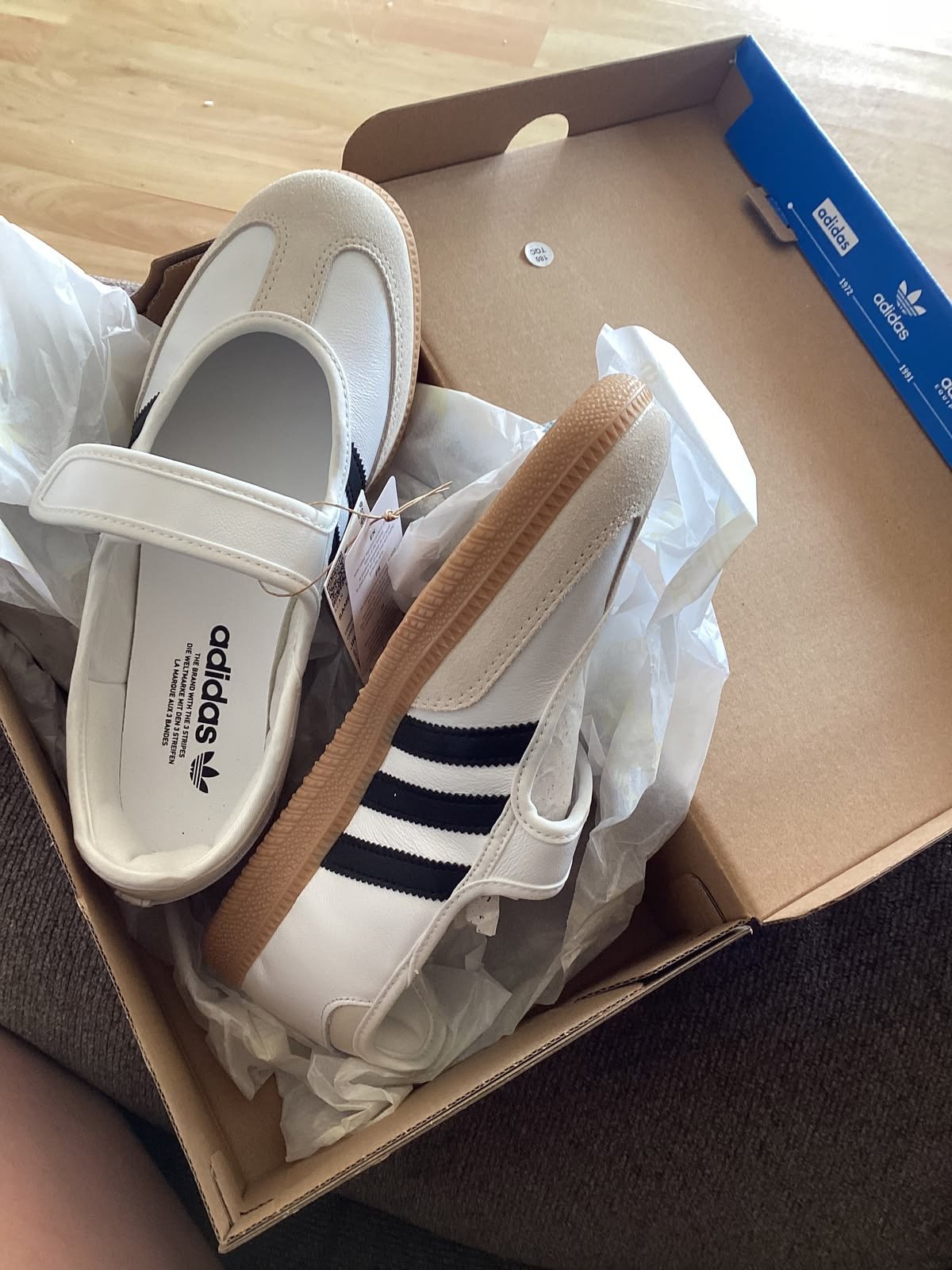 Adidas Mary Jane white Gum